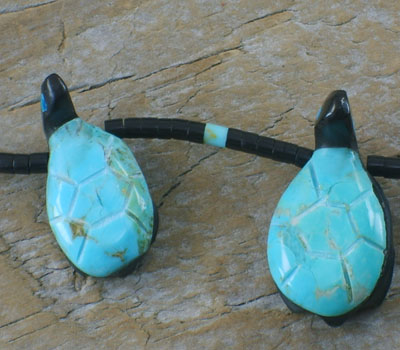 southwest carved jewelry turquoise and jet turtle necklace (4).jpg
